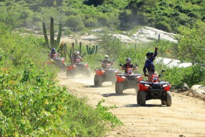 ATV Tour, Camel Ride, Tequila Tasting and Mexican Buffet Lunch - Tierra Sagrada start: gear, helmet, then the automatic ATV