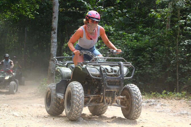 ATV Ziplines, Cenote, Lunch, Horseback Riding and Tequila Tasting - Zipline circuit and hanging bridges: the best views come fast