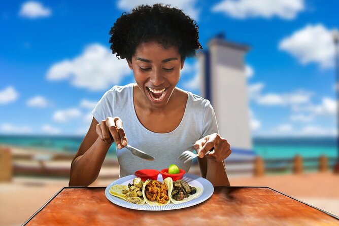 Beachside Tacos & Town Tour with Tequila Tasting From Cancun - Mercado de Artesanias stop: souvenirs without the endless detour