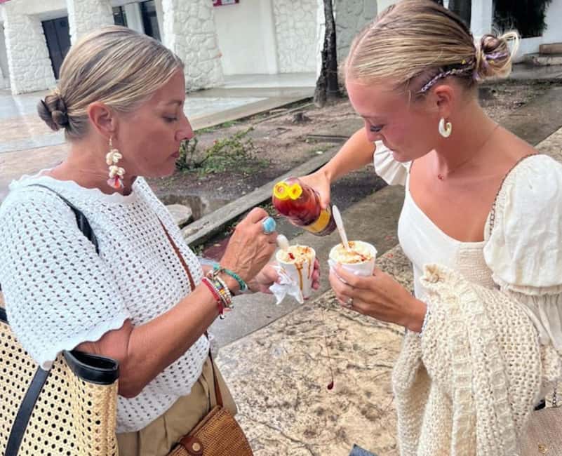 Cancun Taco Tour: Street Food & Tequila Tasting in Downtown - Drinks between stops: agua fresca with chaya and a refreshing reset