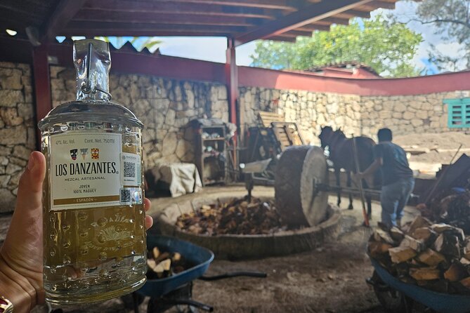 Danzantes Premium Mezcal, Hierve el Agua, Textiles & Lunch - Danzantes (Wild Agave Family Distillery): premium cave tastings and producer pricing