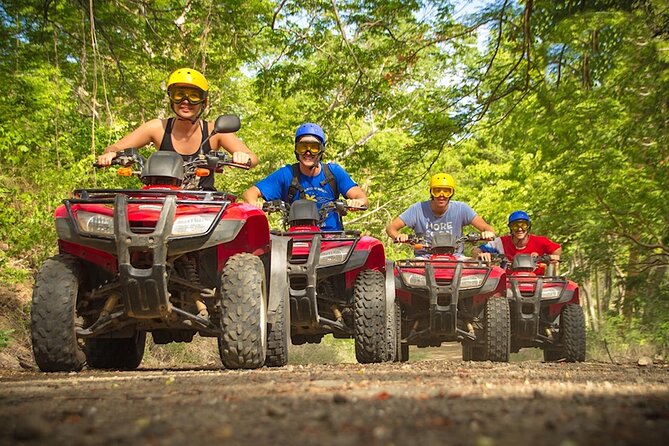 Family ATV Cenote Five Zip Lines Photos Taco Lunch Tequila Taste - Key highlights you should care about