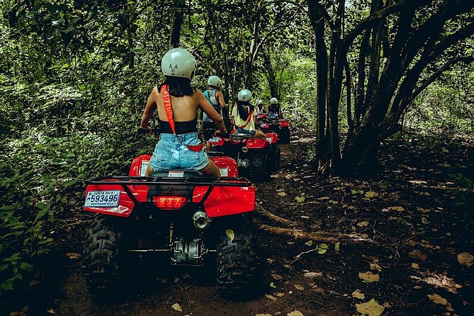 Family ATV Cenote Five Zip Lines Photos Taco Lunch Tequila Taste - Photos and video: the practical perk for wet, fast memories