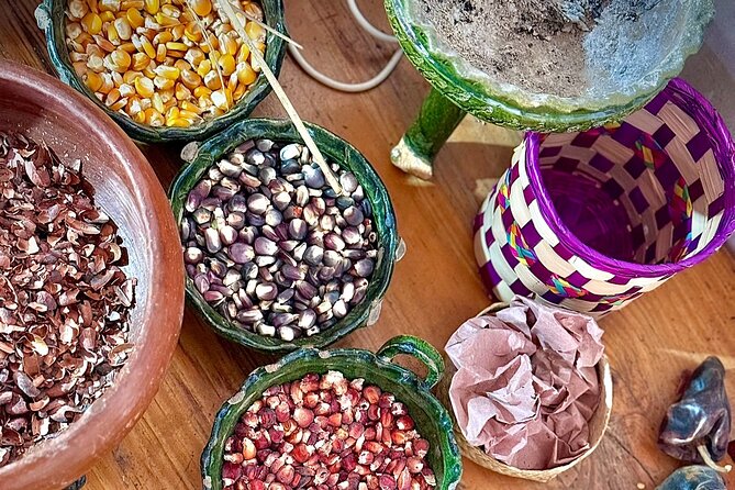 Flavors and landscapes Boil water Mezcal Textiles and Cooking - Pace and physical comfort: moderate fitness plus a nature stop