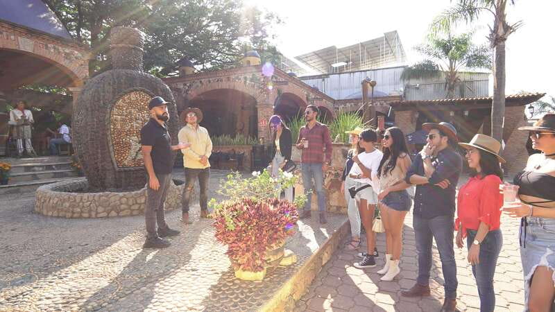 Guadalajara: Premium Tequila Tour with Tastings and Pairings - Puerta del Agave: agave viewpoints and volcano-photo time