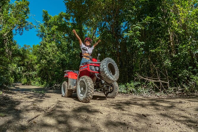 Jungle, Caverns and Tequila Mayan ATV Experience - Jade Cavern Cenote Inside the Cave: Swim Time Meets Cave Atmosphere