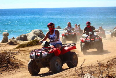 Los cabos:ATV beach&desert with transfer & tequila tasting - Getting to Migriño: hotel pickup, 25-minute transfers, two pickup zones