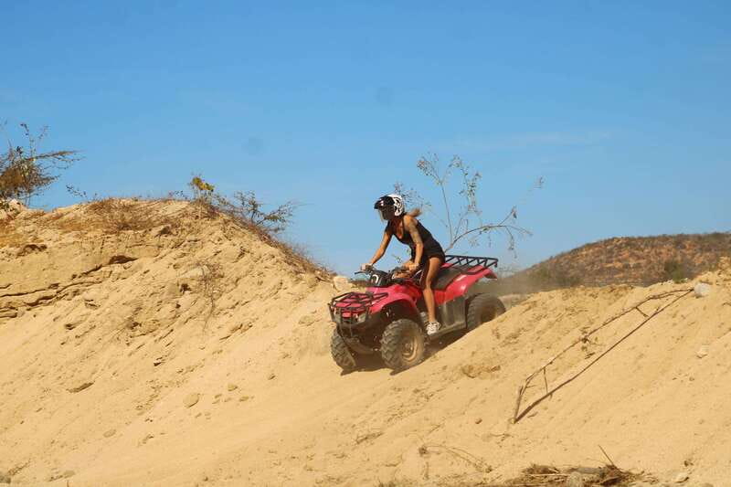 Los cabos:ATV beach&desert with transfer & tequila tasting - Break time and a photo stop: don’t treat it like dead time