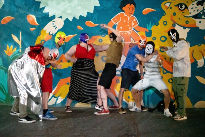 Lucha Libre, Tacos, Margaritas,Tequila and Night Market Tour - Margaritas in a Souvenir Yard (And Beer During the Match)