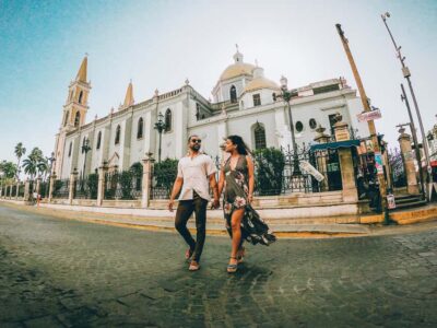 Mazatlán: City Highlights, Shopping, Tequila & Beach Club - First stop: lighthouse views, Malecón drive, and the cliff-diver spectacle