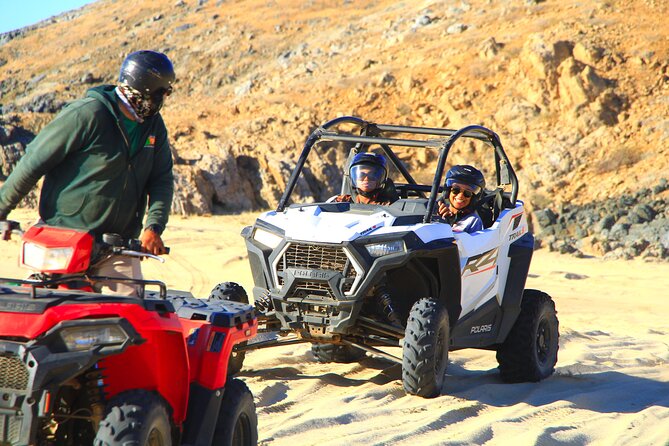 NEW! Combo Camel Beach Ride and UTV 4X4 Cabo Adventure, Tequila & - ATV or Side-by-Side 4x4 in the Baja Desert: adrenaline with rules