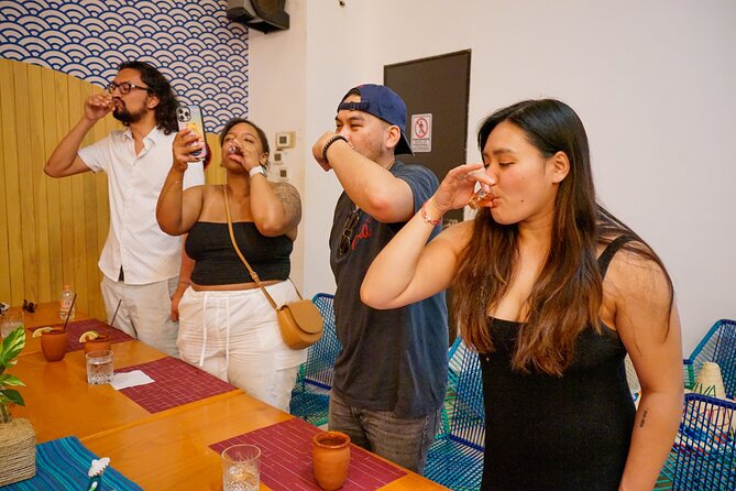 Tequila Tasting at El Fisherman Restaurant Cancun - Your welcome starts with Cantarito Loco and fresh guacamole