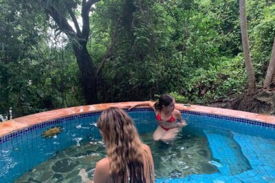 Volcanic Hot Springs, Foot Massage, Tequila & Mex BBQ - The ride out: bumpy hills, open bus, and what to wear
