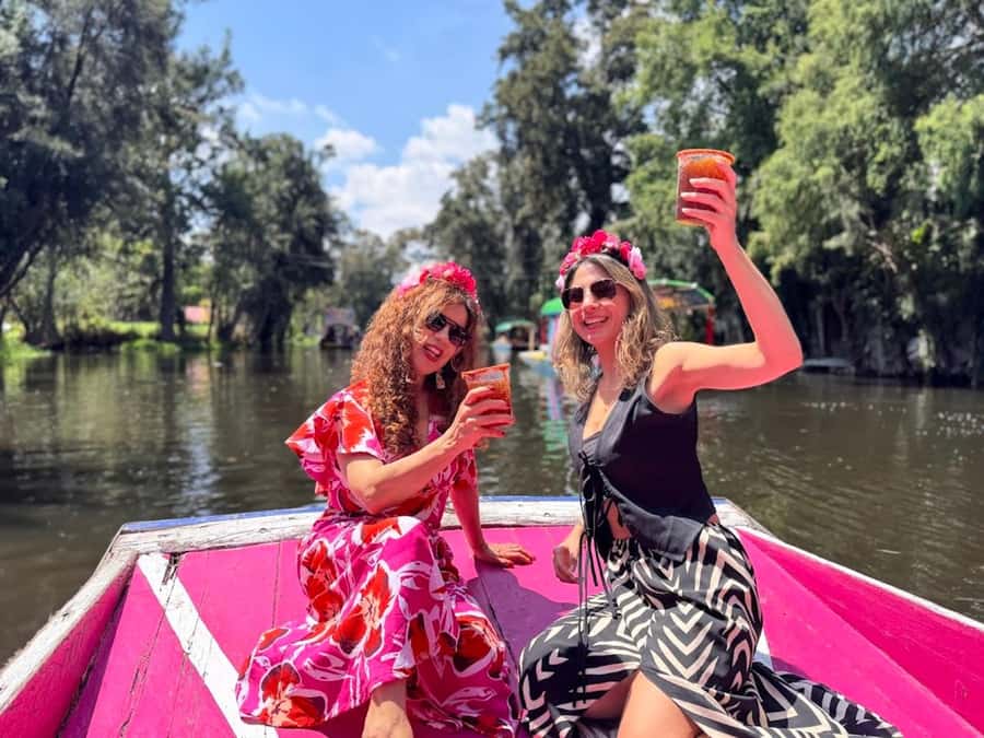 Xochimilco's Wild Side: Mezcal, Insects & Culture - Sailing time and what each boat segment is really for